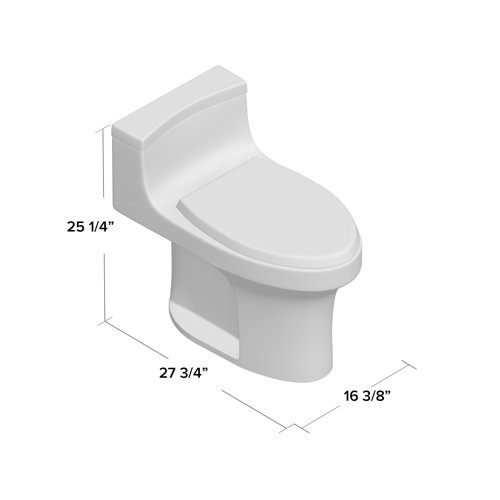 K5172RA0 Kohler San Souci™ 1.28 GPF Water Efficient Elongated One